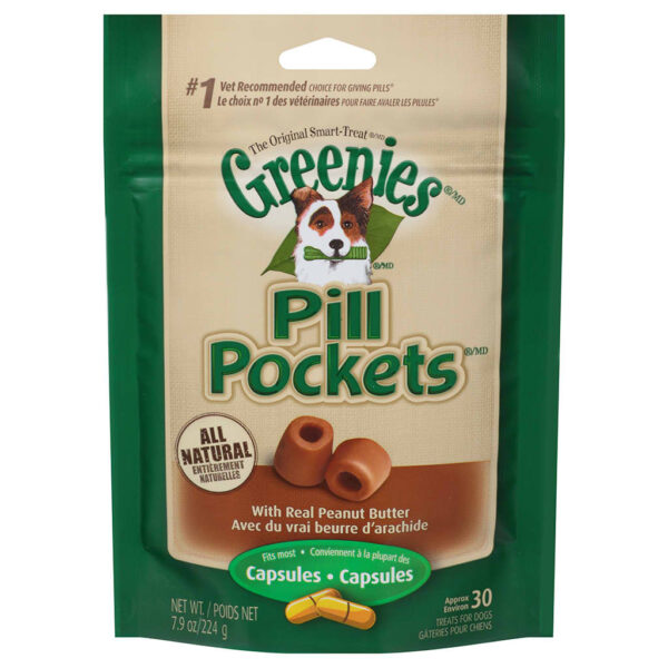 Greenies Pill Pockets Peanut Butter 30 Capsules / 7.9oz