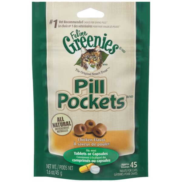 Feline Greenies Pill Pockets Chicken 1.6oz