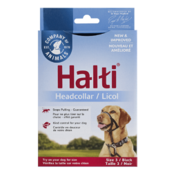 Company of Animals Halti Headcollar Black