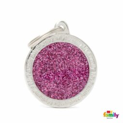 My Family - Shine Collection - Big Circle Glitter Pink