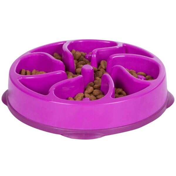 Outward Hound Fun Feeder Purple 2 cup