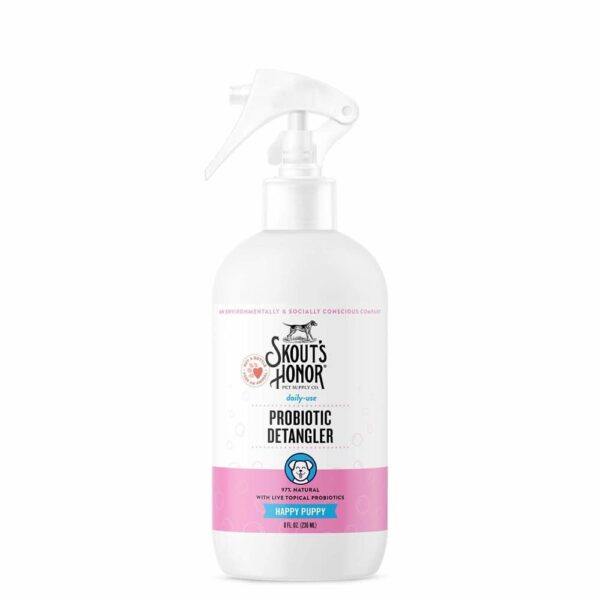 Skout's Honor Probiotic Detangler 8oz Happy Puppy