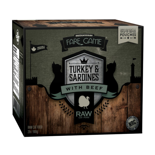 Big Country Raw Fare Game Turkey & Sardines with Beef 2lb