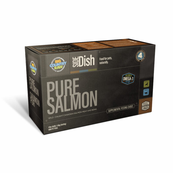 Big Country Raw Pure Salmon Carton 4 x 1 lb