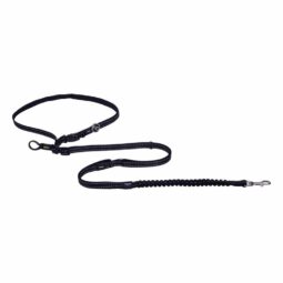 Rogz Utility Hands Free Lead Large 3/4in x 4.9ft -7.2ft Black